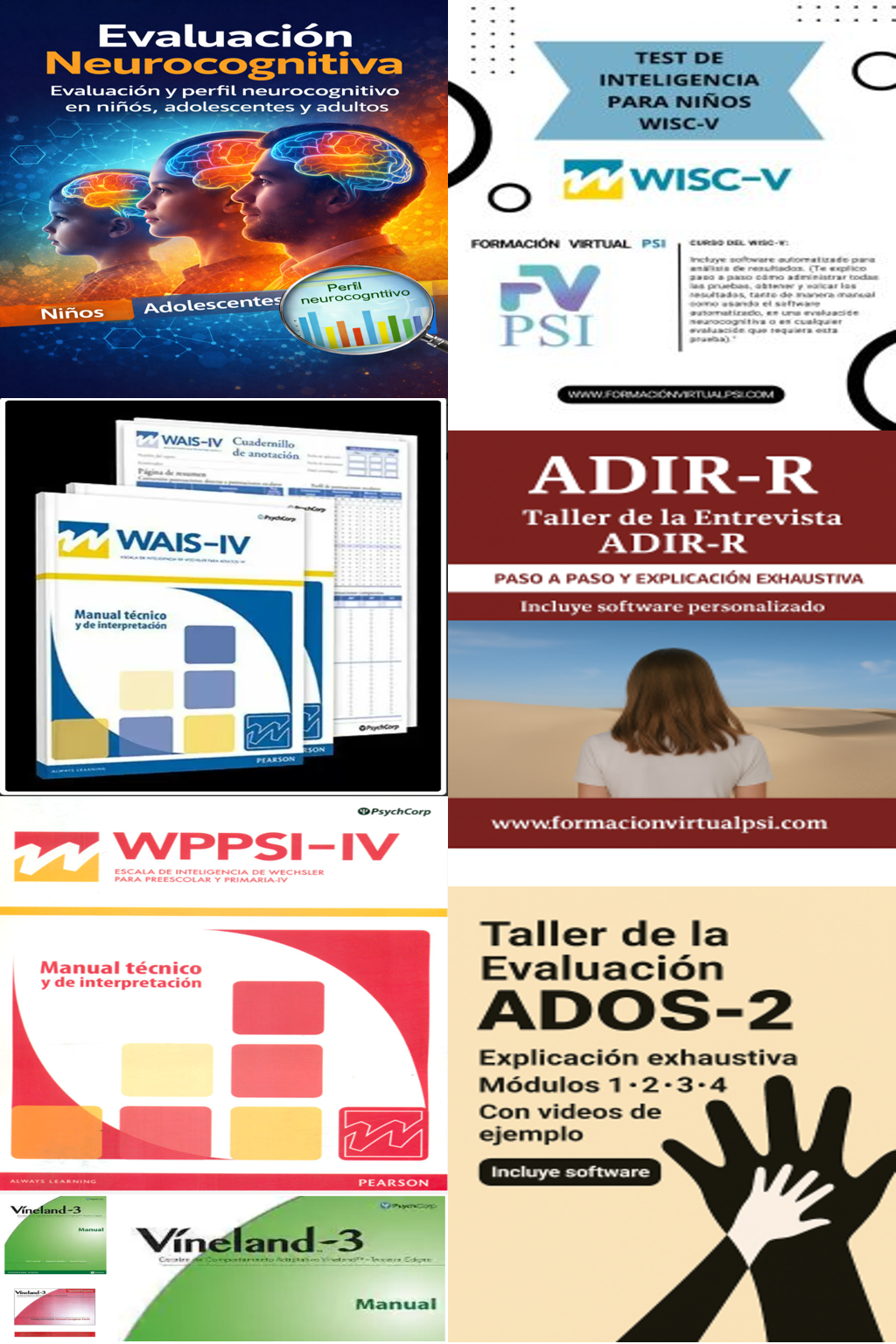 Pack Evaluación Neurocognitiva